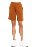 Women's Waist Banded Inner Fleece Bermuda Short Sweatpants