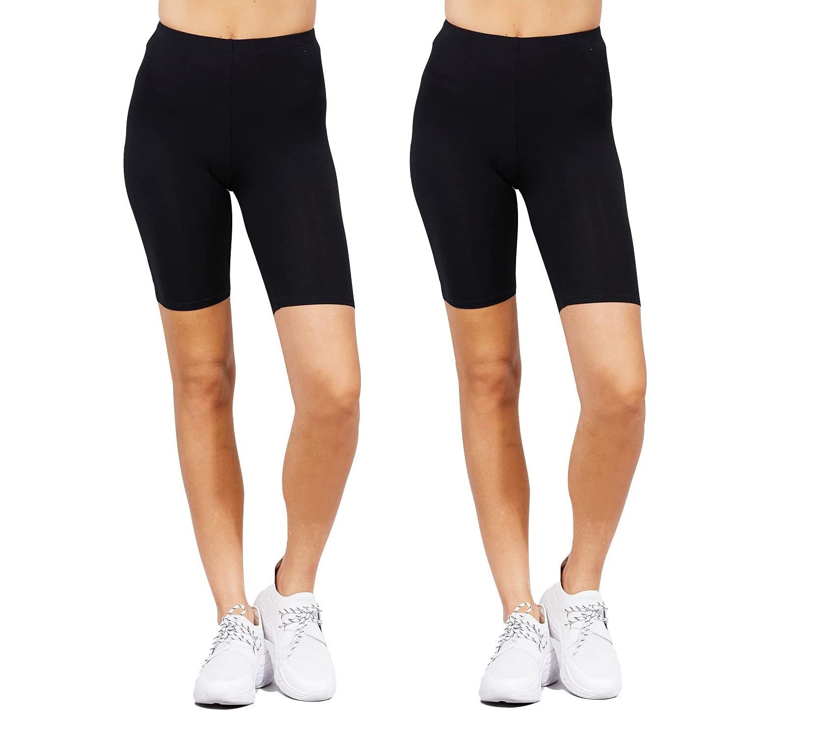 Women's Athletic Exercise Yoga Walking Knee Length Short Leggings