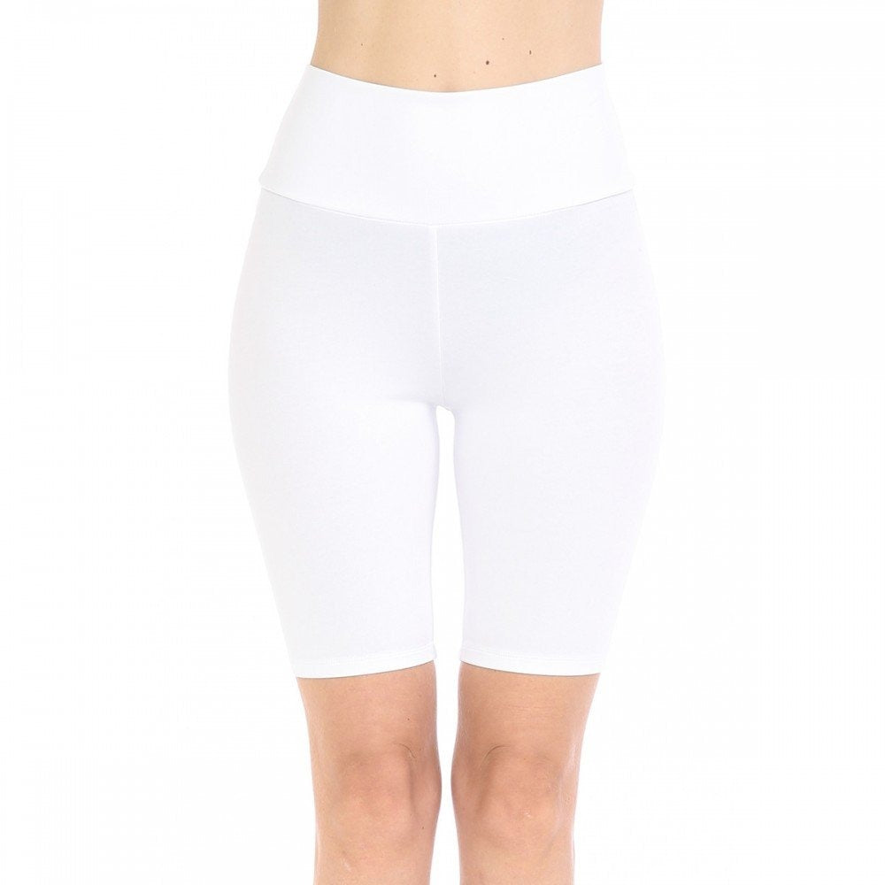Women's High Waist Knit Bike Shorts
