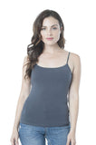 Hollywood Star Fashion Cami Camisole Built In Adjustable Spaghetti Strap Tank Top