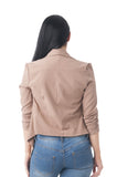 Women's Slim fit Casual Suit Blazer with half sleeves