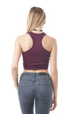 Racer Back Ribbed Crop Top