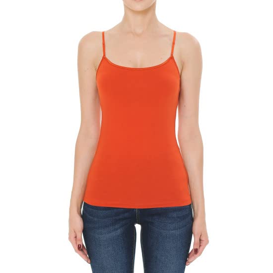 Cami Camisole Built in Bra Adjustable Spaghetti Strap Tank Top