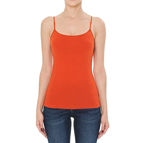 Cami Camisole Built in Bra Adjustable Spaghetti Strap Tank Top