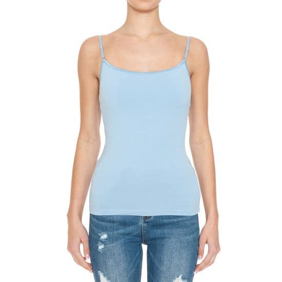 Cami Camisole Built in Bra Adjustable Spaghetti Strap Tank Top