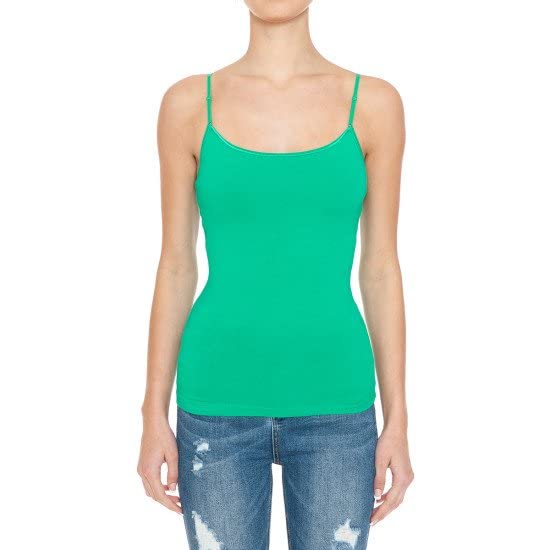 Cami Camisole Built in Bra Adjustable Spaghetti Strap Tank Top