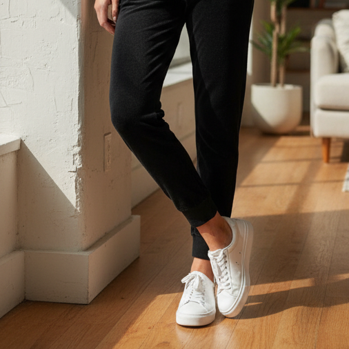 Women's Velvet Velour Drawstring Jogger Pants with Slant Pockets