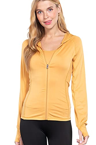 Women's Zip Up Long Sleeves Jogger Hoodie Workout Track Jacket