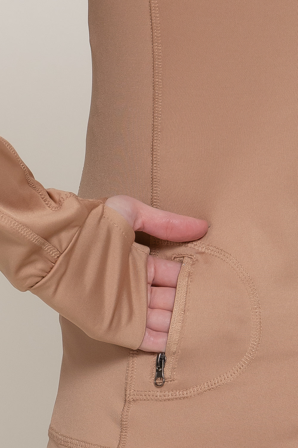 Women's Long Sleeve Zip Up Athletic Wear Sweater Work Out Jacket