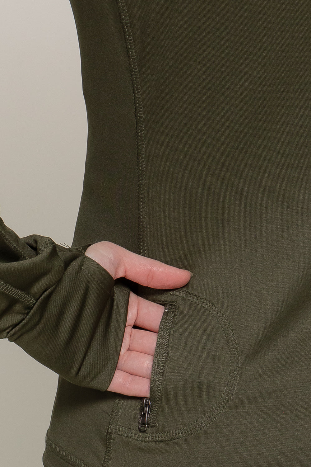 Women's Long Sleeve Zip Up Athletic Wear Sweater Work Out Jacket