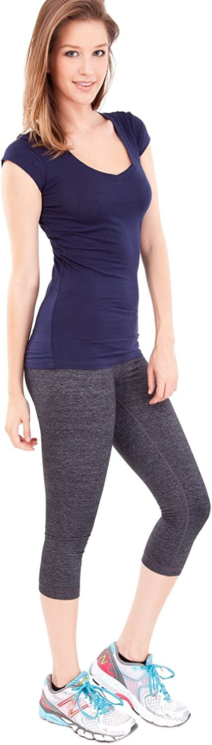 Woman's  Short Sleeve V-Neck T-Shirt, Multiple Colors S-3X