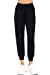 Women's  Waist String Detail Hacci Long Pants