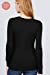 Women's Long Sleeves Henley Thermal Knit Top