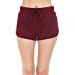 Womens- Classic Basic French Terry Pull String Dolphin Shorts