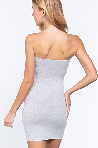 Women's Strapless Bodycon Sexy Stretchy Tube Mini Dress