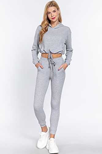Women's Waist Band Side Pocket Long Pants