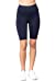 Khanomak Women's Biker High Waist Yoga Workout Shorts