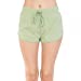 Womens- Classic Basic French Terry Pull String Dolphin Shorts