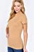 Women's Short Sleeves Mock Neck Jersey Top