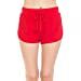 Womens- Classic Basic French Terry Pull String Dolphin Shorts