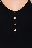 Women's Snap Button Cami Sweater Dress