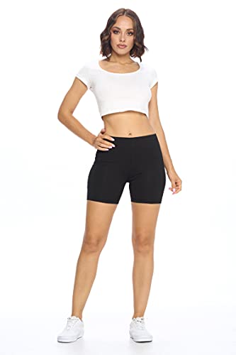Women's Cotton blend biker shorts dance sports under garment