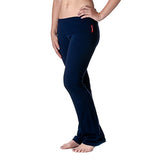 Hollywood Star Fashion Women's Slimming Foldover Bootleg Flare Yoga Pants