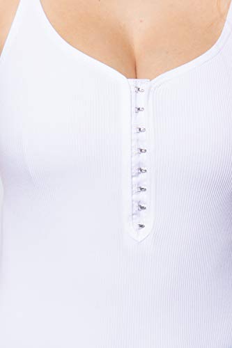 Women's V-Neck Cami Ribbed Seamless Bodysuit