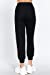 Women's  Waist String Detail Hacci Long Pants