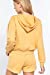 Women's Long Sleeve Inner Brushed French Terry Oversized Hoodie Zip Up Jacket