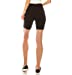 Khanomak Women's Ladies Cotton 15 Inch Outseam Shorts with Wide Waistband Biker Shorts for Layering Dance Sports