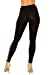 Women Tummy Fit Yoga Pants/Leggings Black - Small