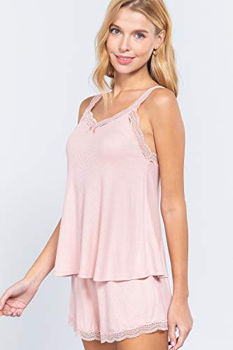 Women's Thermal Lace Trim Flare Set
