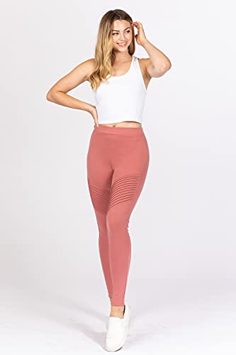 Khanomak Women's Pintuck Detail Long Ponte Pants