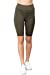Khanomak Women's Biker High Waist Yoga Workout Shorts