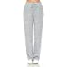 Women's Brushed Hacci Wide Leg Stretchy Drawstring Lounge Pants