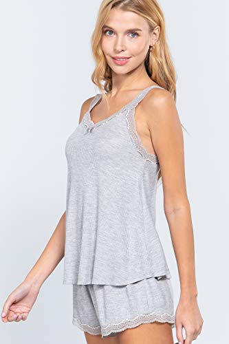 Women's Thermal Lace Trim Flare Set