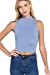 Women's Mock Neck Ribbed Seamless Tank Top