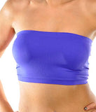 Women's Basic Stretch Layer Seamless Tube Bra Bandeau Top