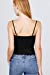 Women's V-Neck With Lace Detail Ribbed Seamless Cami Top