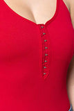 Women's V-Neck Cami Ribbed Seamless Bodysuit