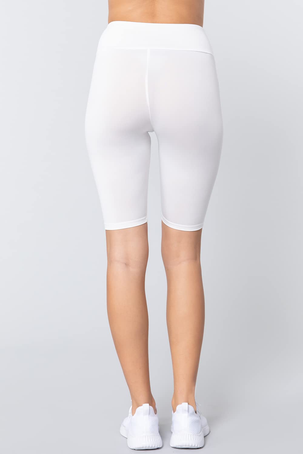 Khanomak Women's Biker High Waist Yoga Workout Shorts