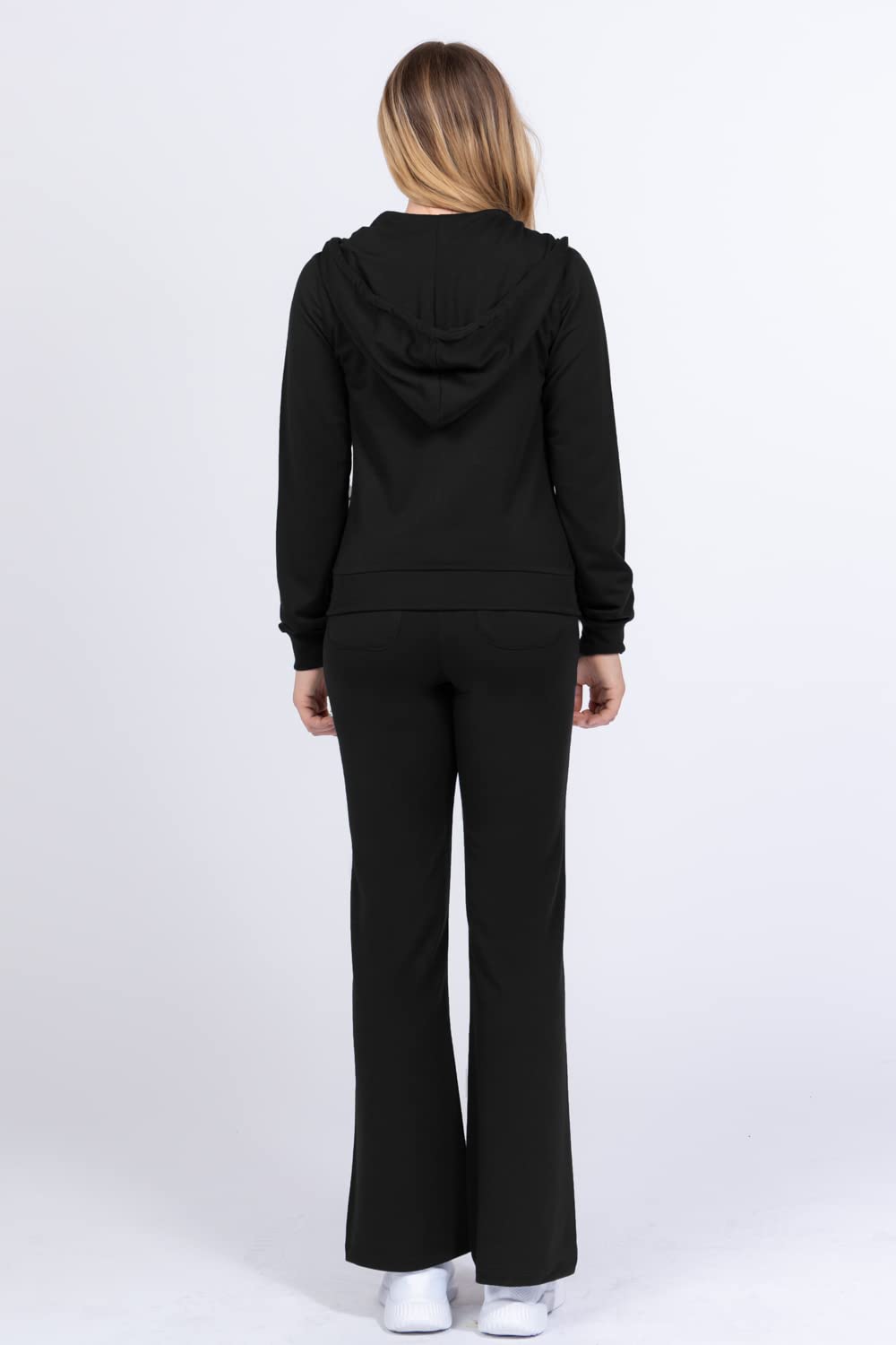 Khanomak Long Sleeve Hoodie Zip Up French Terry Suit