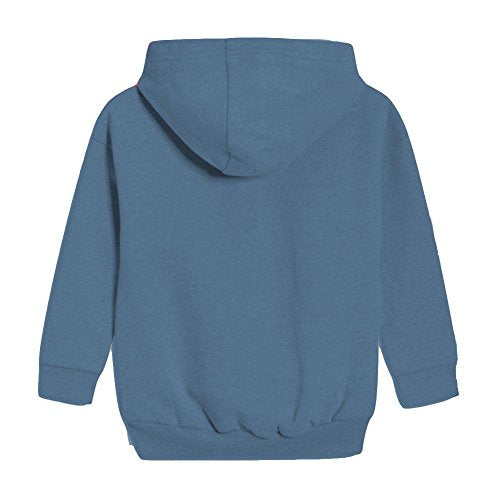 Khanomak Kids Girls Two Front Pocket Zip-Up Hoodie Sweater
