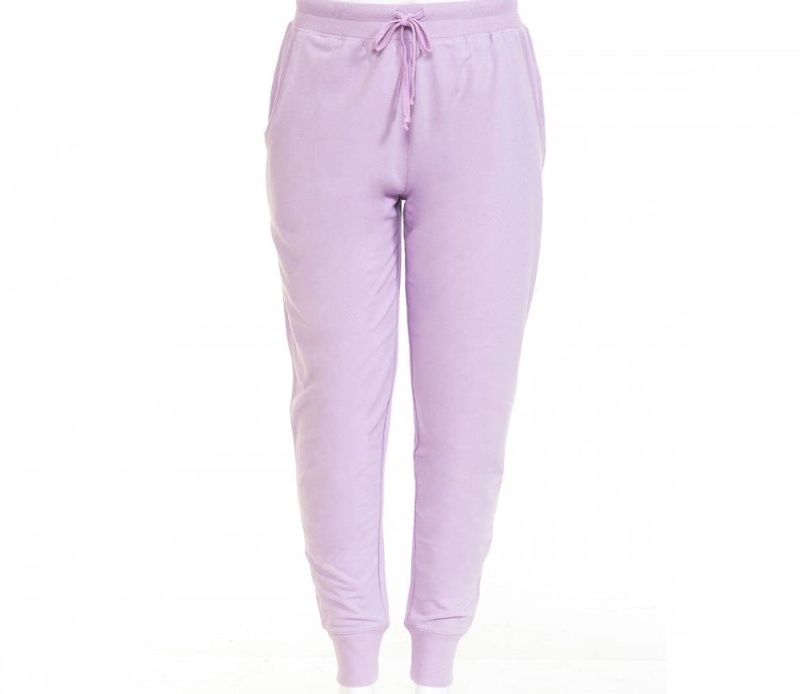 Khanomak Womens Drawstring with Front Pockets Casual French Terry Joggers Pants