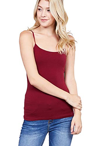 Cami Camisole Built in Bra Adjustable Spaghetti Strap Tank Top