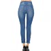 Womens-High Rise Distressed Push up Booty Ankle length Skinny Jeans