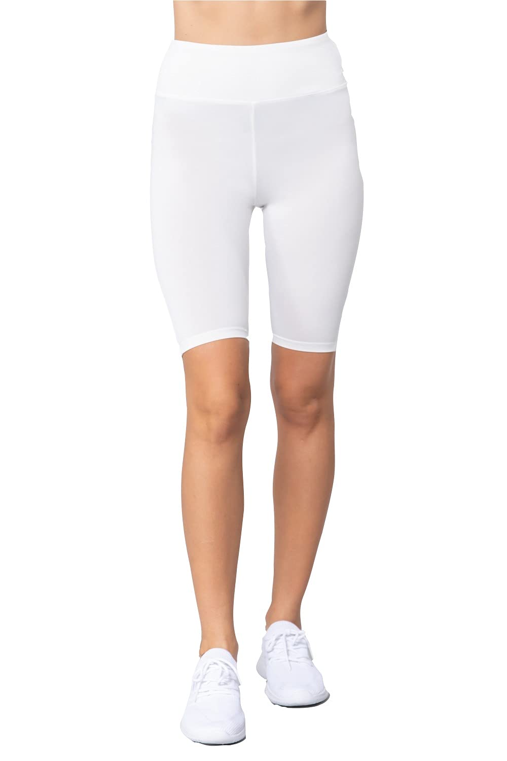 Khanomak Women's Biker High Waist Yoga Workout Shorts