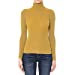 Women's Turtleneck Long Sleeve Ribbed Sweater Top