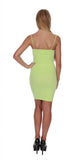 Hollywood Star Fashion Women's Stretchy Strap Mini Dress Slip
